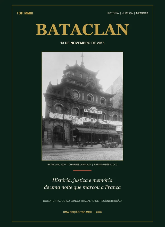Capa do e-book Bataclan: História, Justiça e Memória