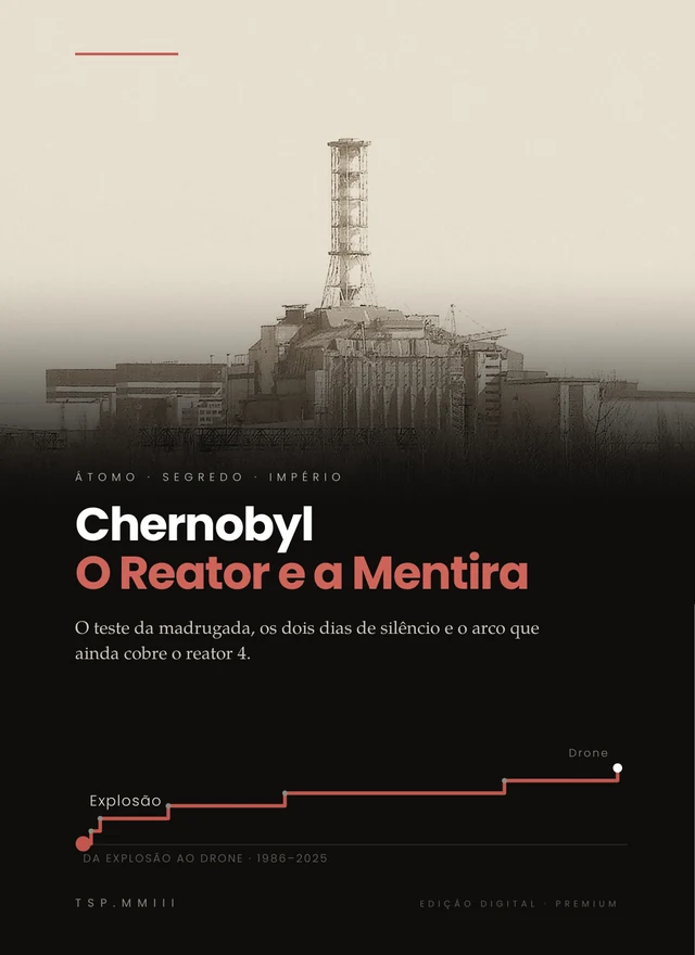 Capa do e-book Chernobyl: O Reator e a Mentira