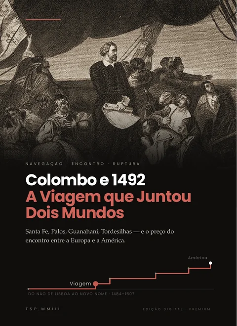 Capa do e-book Colombo e 1492: A Viagem que Juntou Dois Mundos