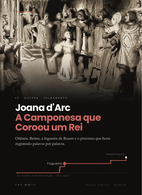 Capa do e-book Joana d'Arc: A Camponesa que Coroou um Rei