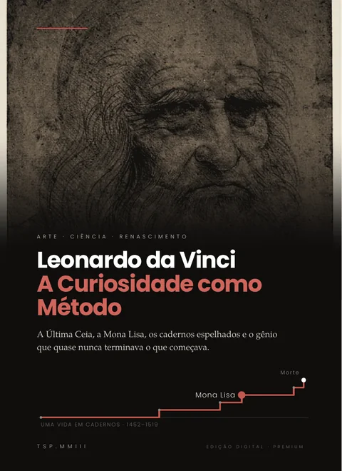 Capa do e-book Leonardo da Vinci: A Curiosidade como Método