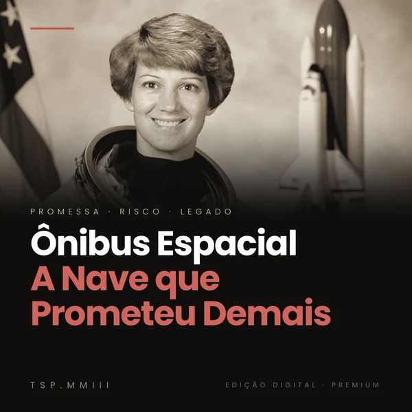 Capa do e-book Ônibus Espacial: A Nave que Prometeu Demais