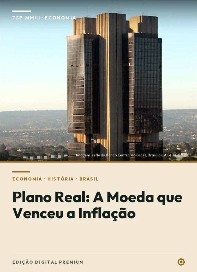 Capa do e-book Plano Real: A Moeda que Venceu a Inflação