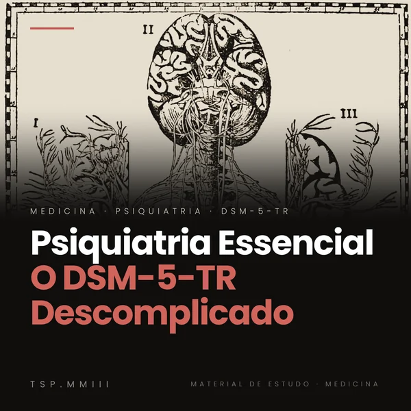 Capa do e-book Psiquiatria Essencial: O DSM-5-TR Descomplicado