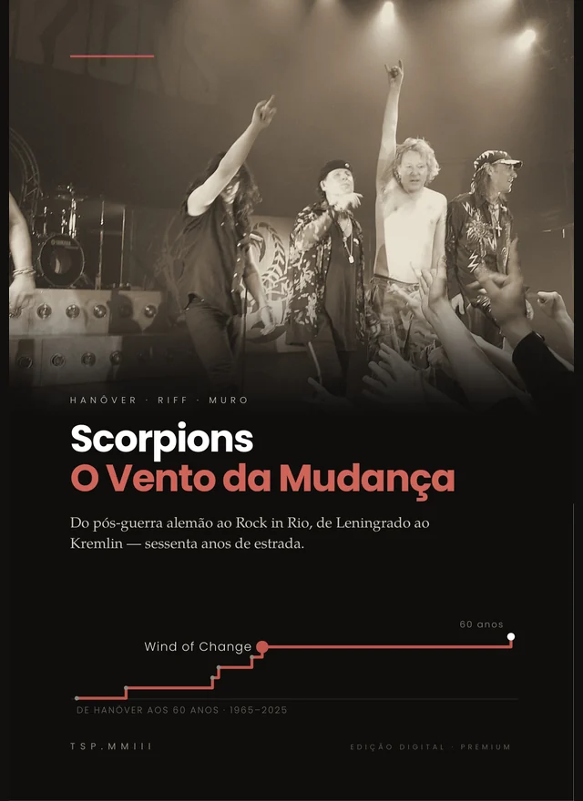Capa do e-book Scorpions: O Vento da Mudança